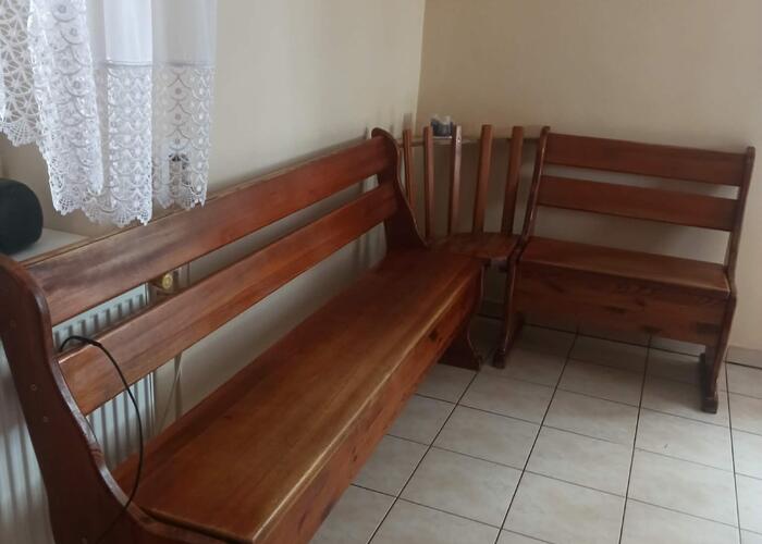 Grajewo ogłoszenia: Sprzedam ławę rogowa drewniana i z pojemnikiem w środku. Odbiór...